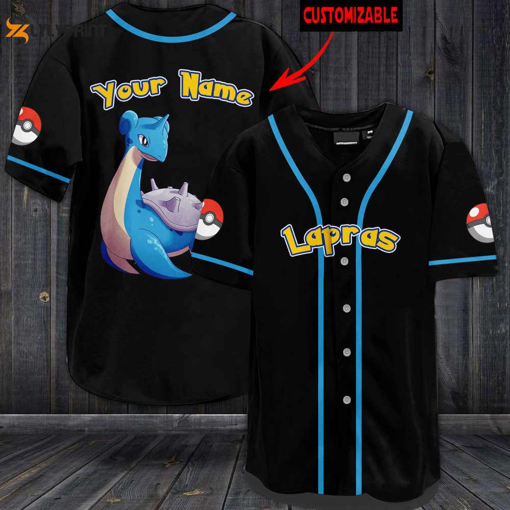 Personalized Lapras Baseball Jersey - lylyprint.com