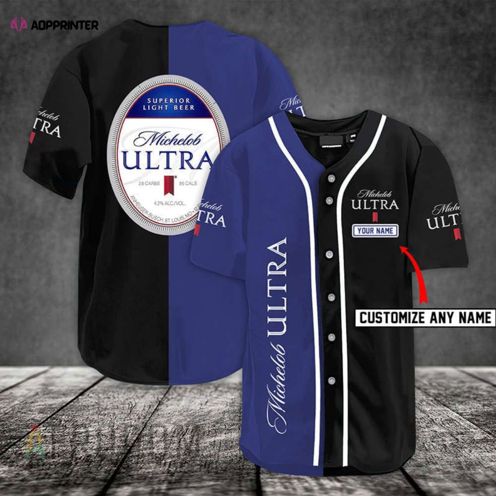 Personalized Michelob Ultra Baseball Jersey - Aopprinter