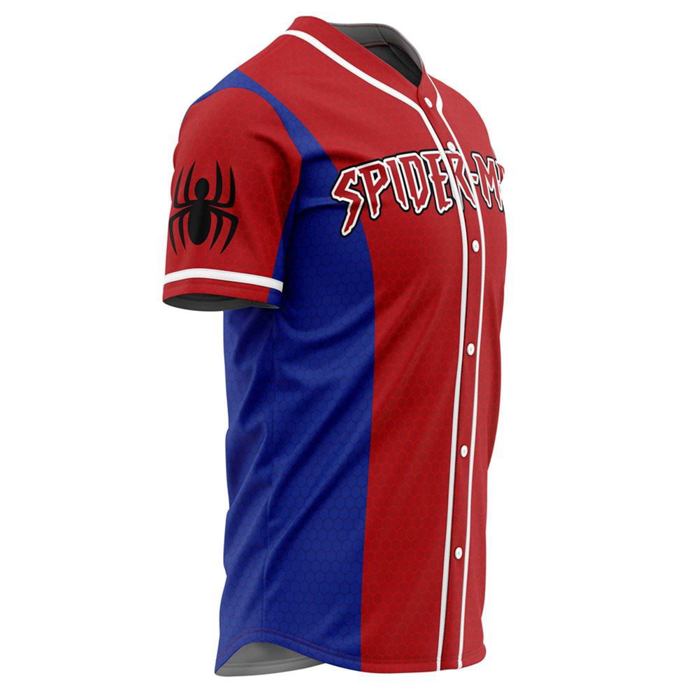 Personalized Spiderman Baseball Shirt, Spider Man Peter Parker Baseball Shirt - lylyprint.com