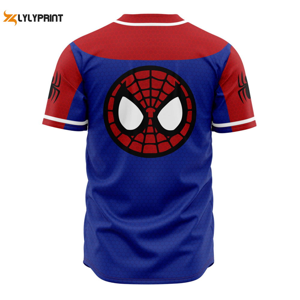 Personalized Spiderman Shirt, Spider Man Peter Parker Baseball Shirt - lylyprint.com