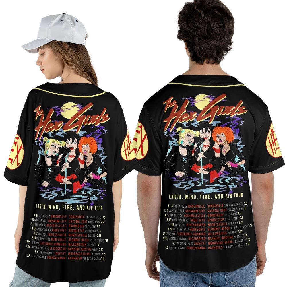 Personalized The Hex Girls Rock Band Music Baseball Jersey For Men Women - lylyprint.com