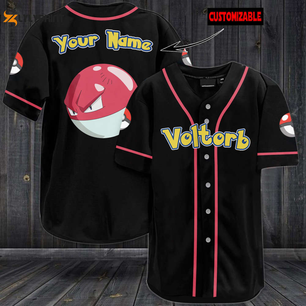 Personalized Voltorb Baseball Jersey - lylyprint.com