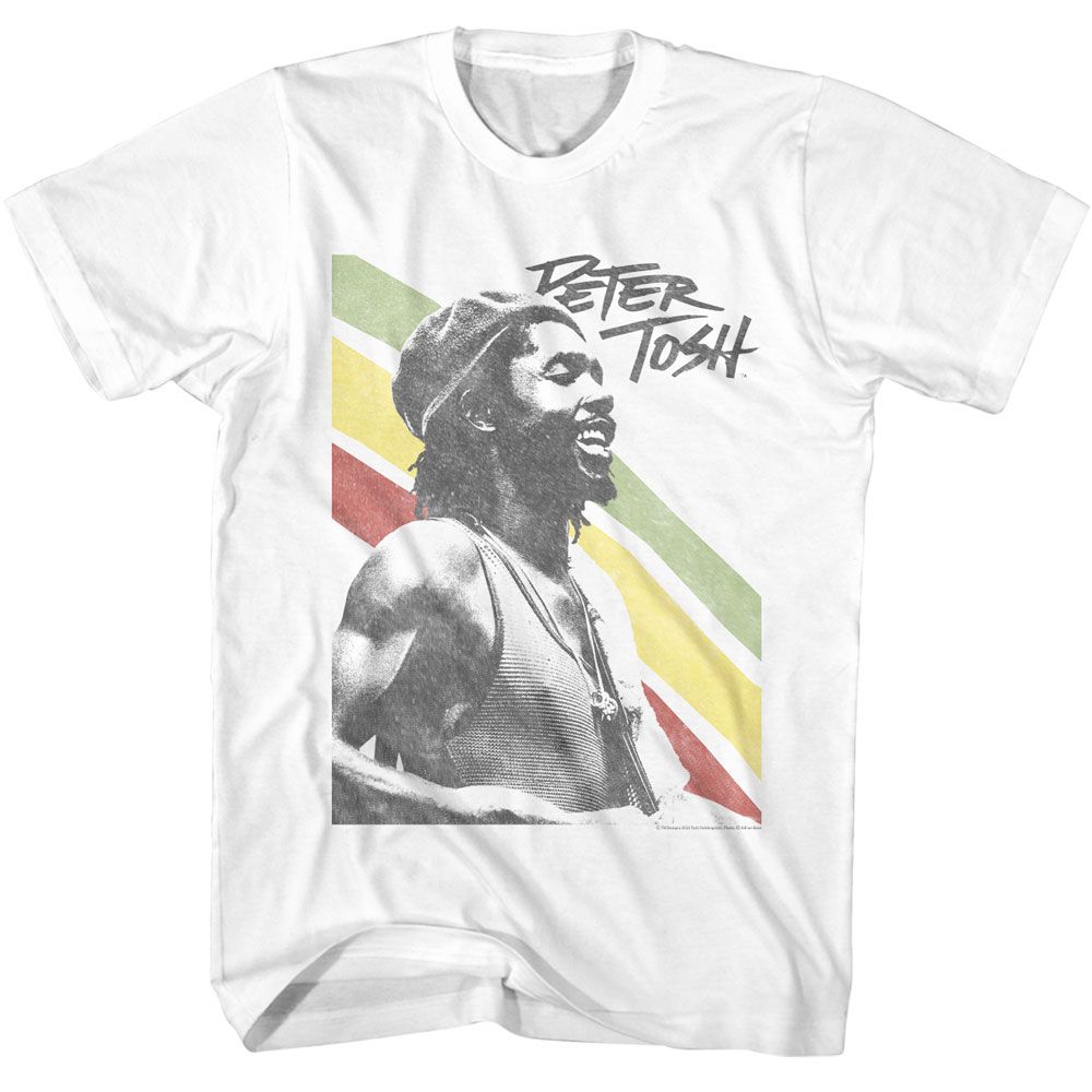 Peter Tosh - Rasta Stripes Boyfriend Tee