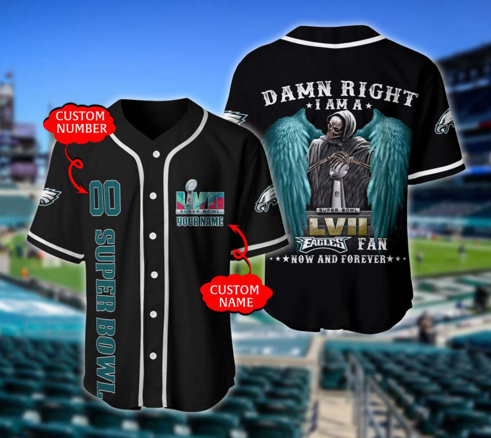 Philadelphia Eagles 2023 Personalized Baseball Jersey Gift For Men Women - lylyprint.com