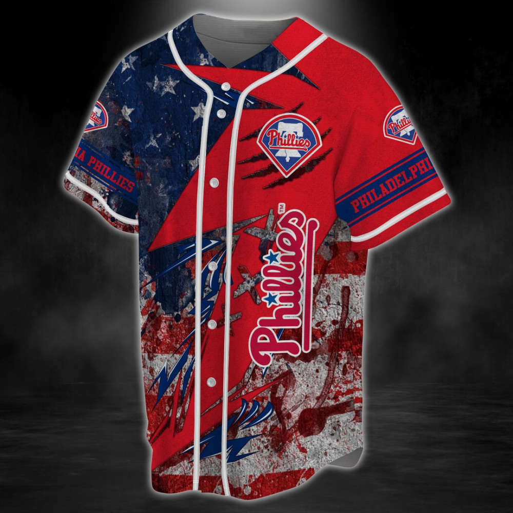 Philadelphia Phillies Baseball Jersey Gift for Men Women - lylyprint.com