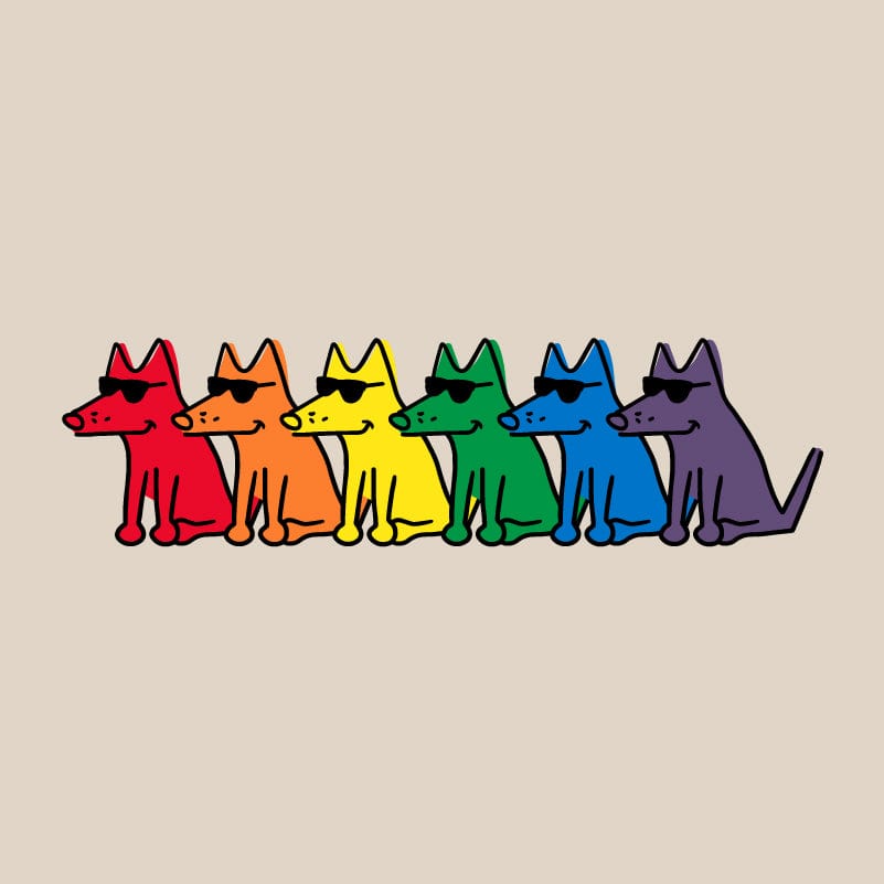 Pride Teddy - Ladies Curvy V-Neck Tee