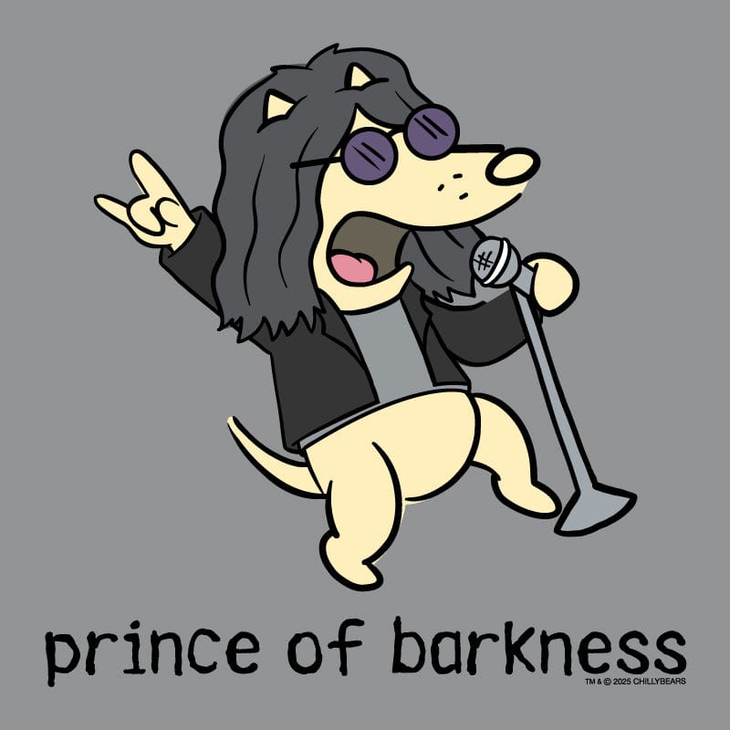 Prince of Barkness - Ladies Curvy V-Neck Tee