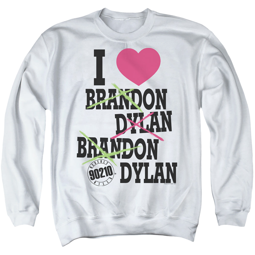 Beverly Hills 90210 I Heart 90210 - Men's Crewneck Sweatshirt