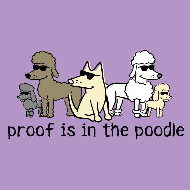 Proof Is In The Poodle - Ladies T-Shirt V-Neck