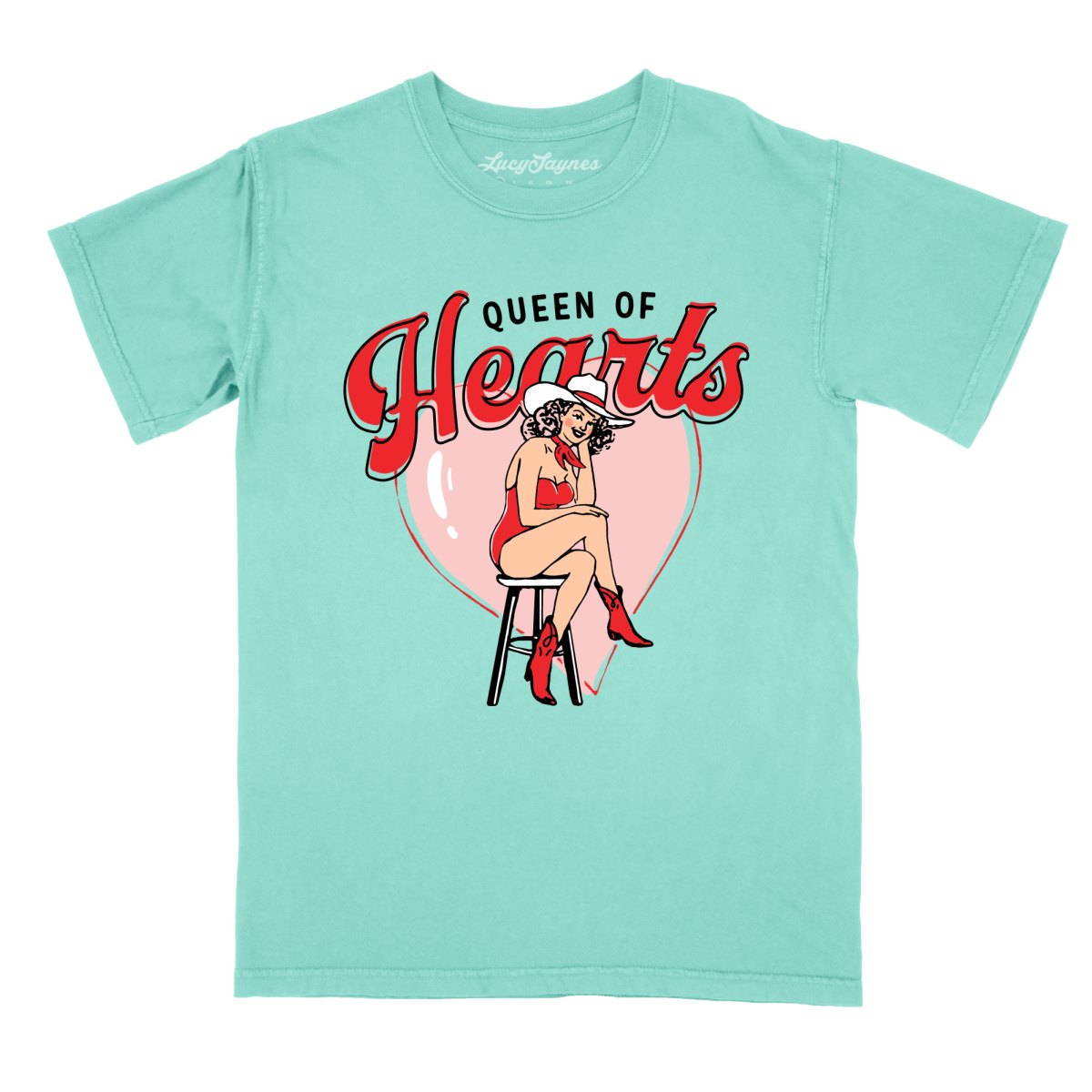 Queen Of Hearts Comfort Colors Tee