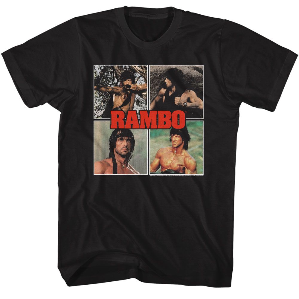 Rambo - Multi Image Boyfriend Tee