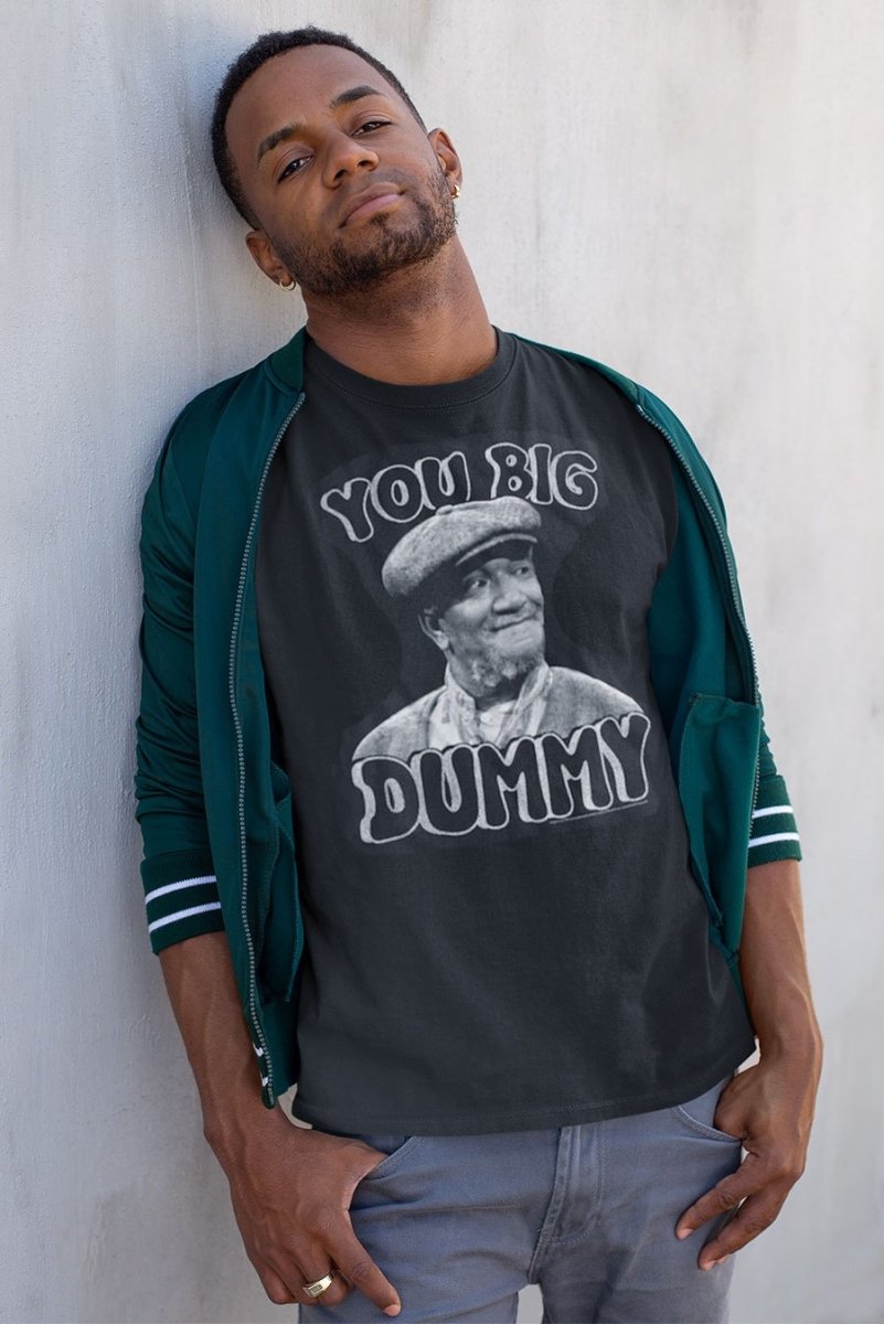 Redd Foxx Big Dummy B&W Boyfriend Tee