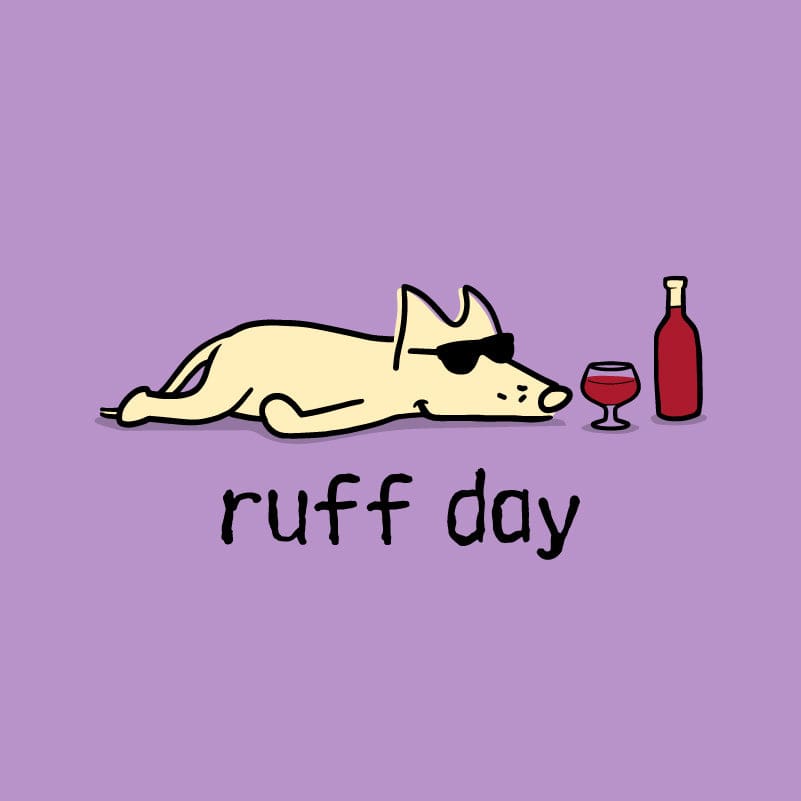Ruff Day - Ladies T-Shirt V-Neck