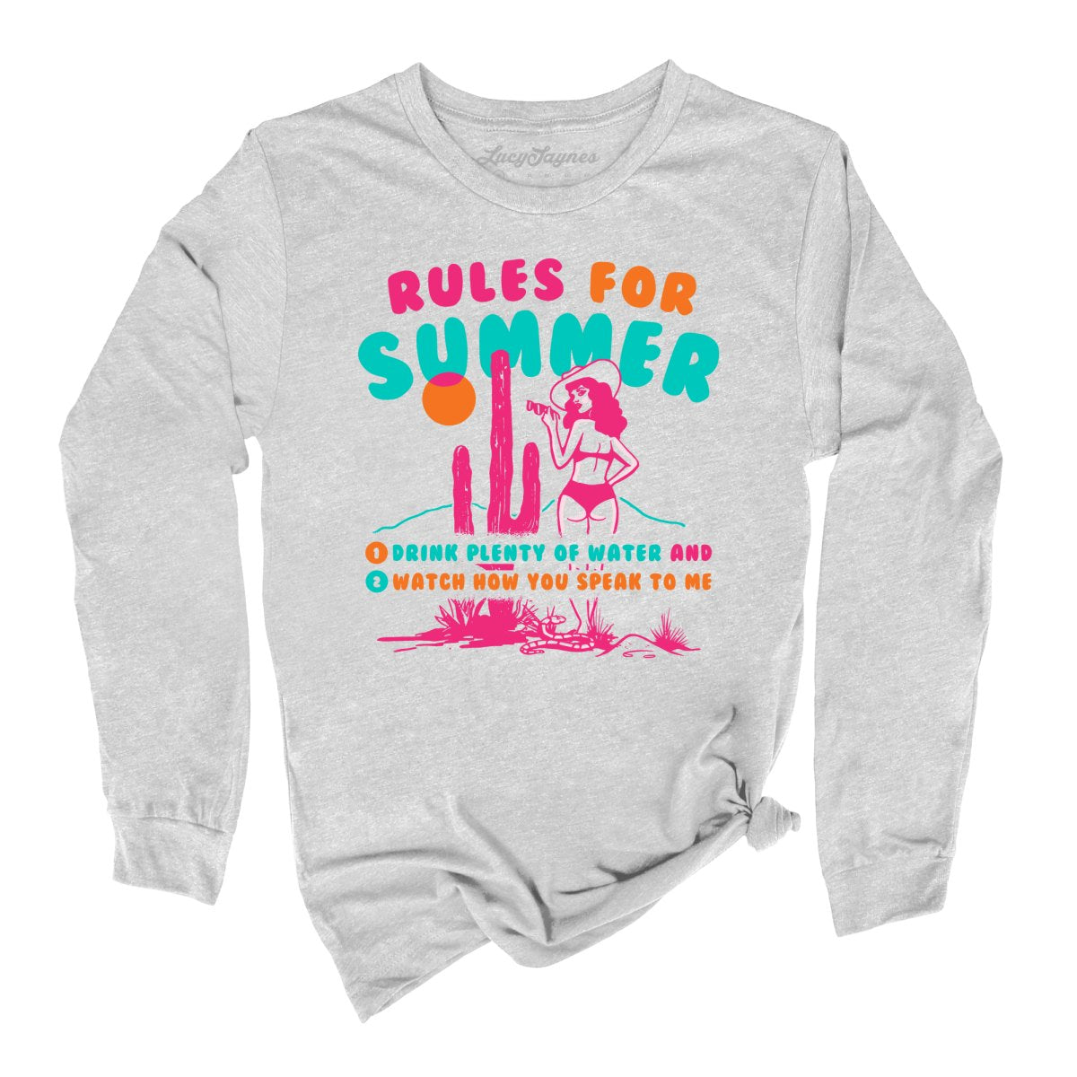 Rules For Summer Long Sleeve Tee