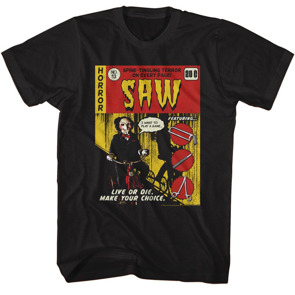 Saw - Jig Comic Book Boyfriend Tee