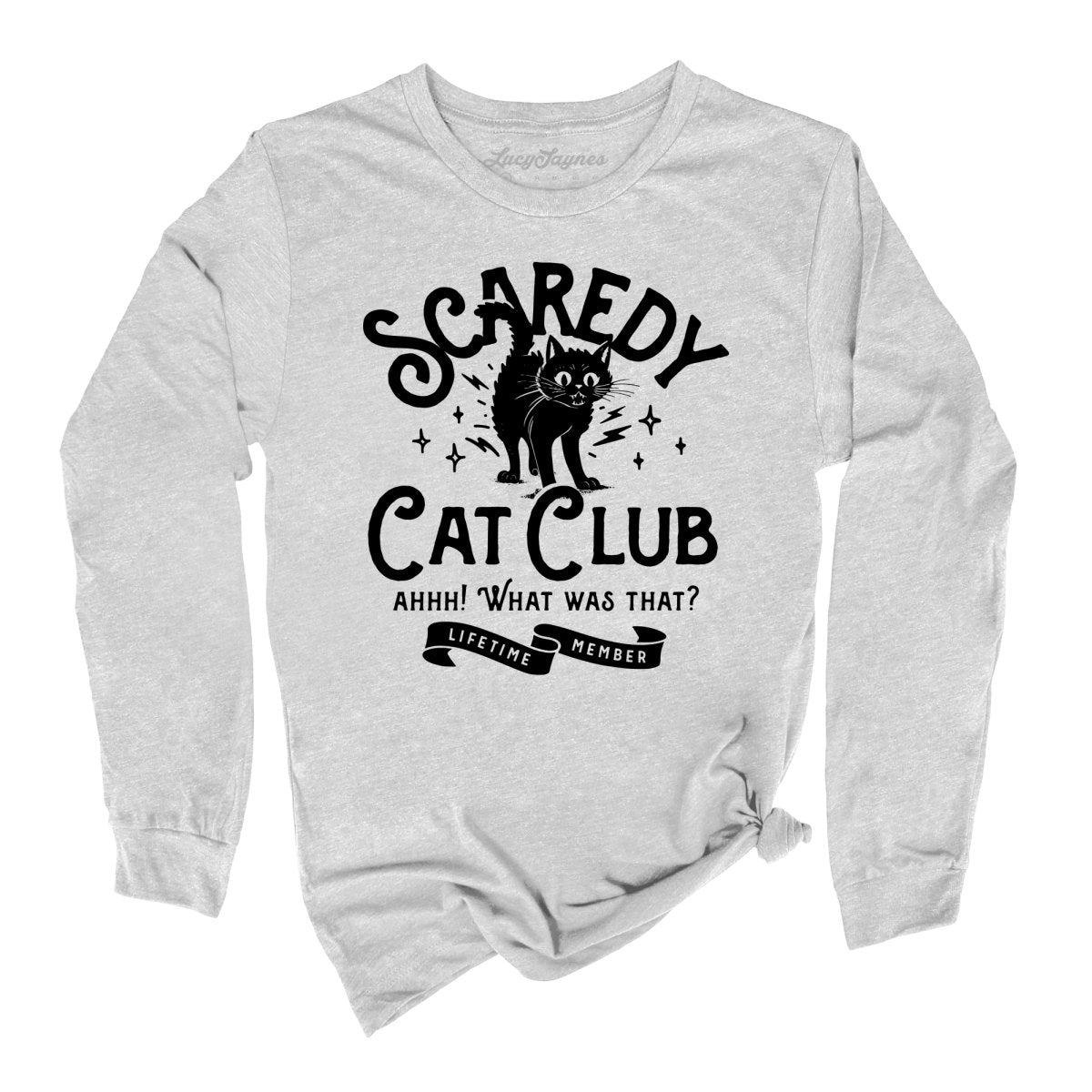 Scaredy Cat Club Long Sleeve Tee