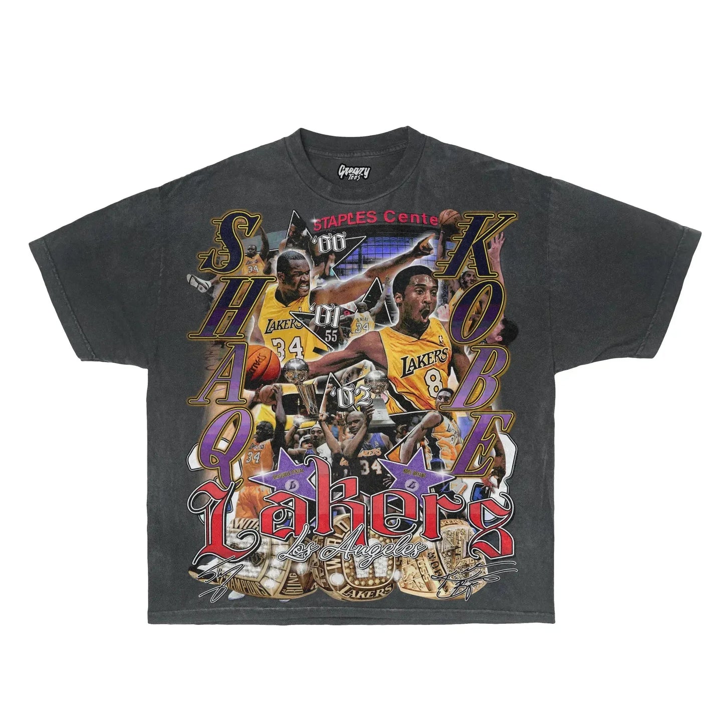 Shaq & Kobe '00-02 Tee