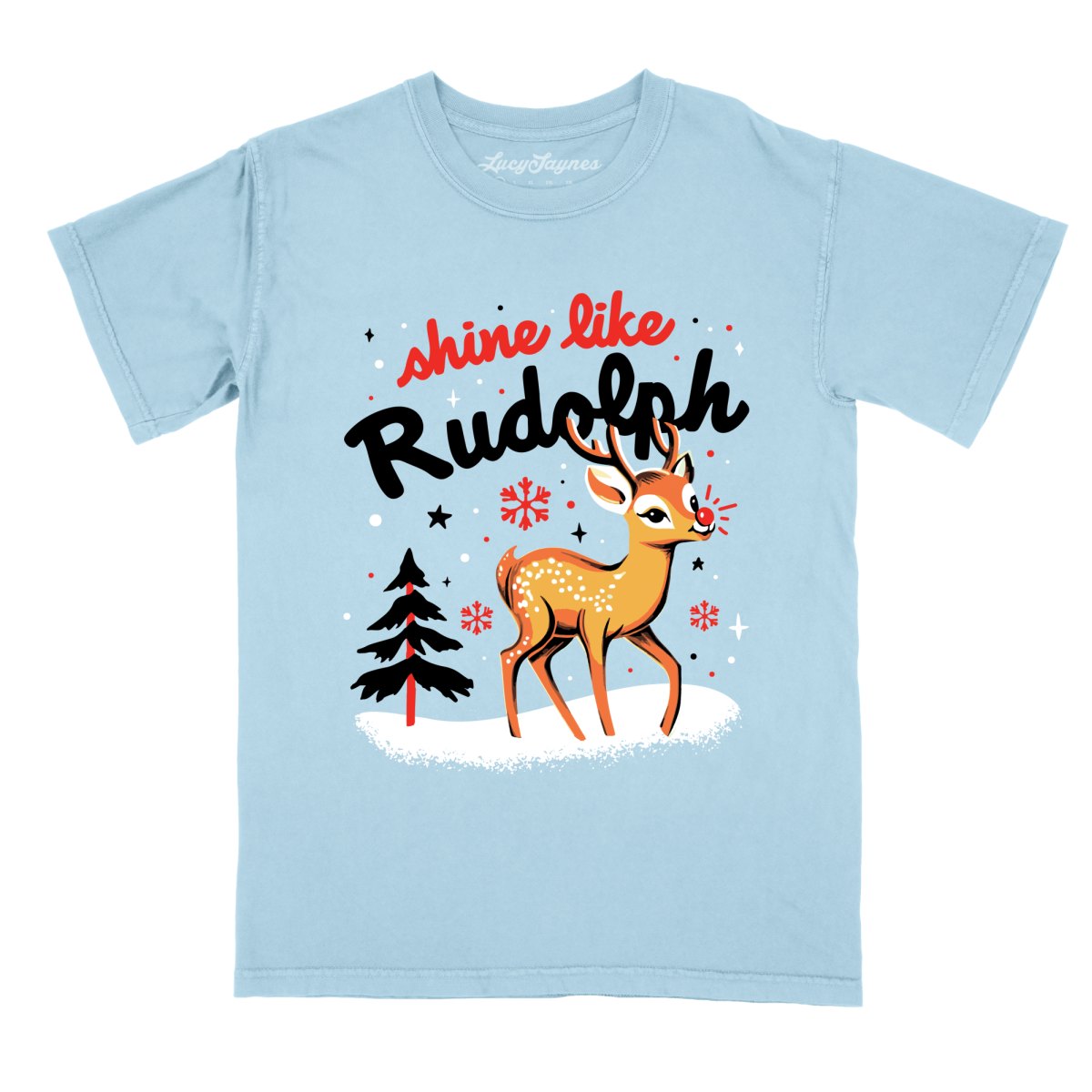 Shine Like Rudolph Comfort Colors Tee