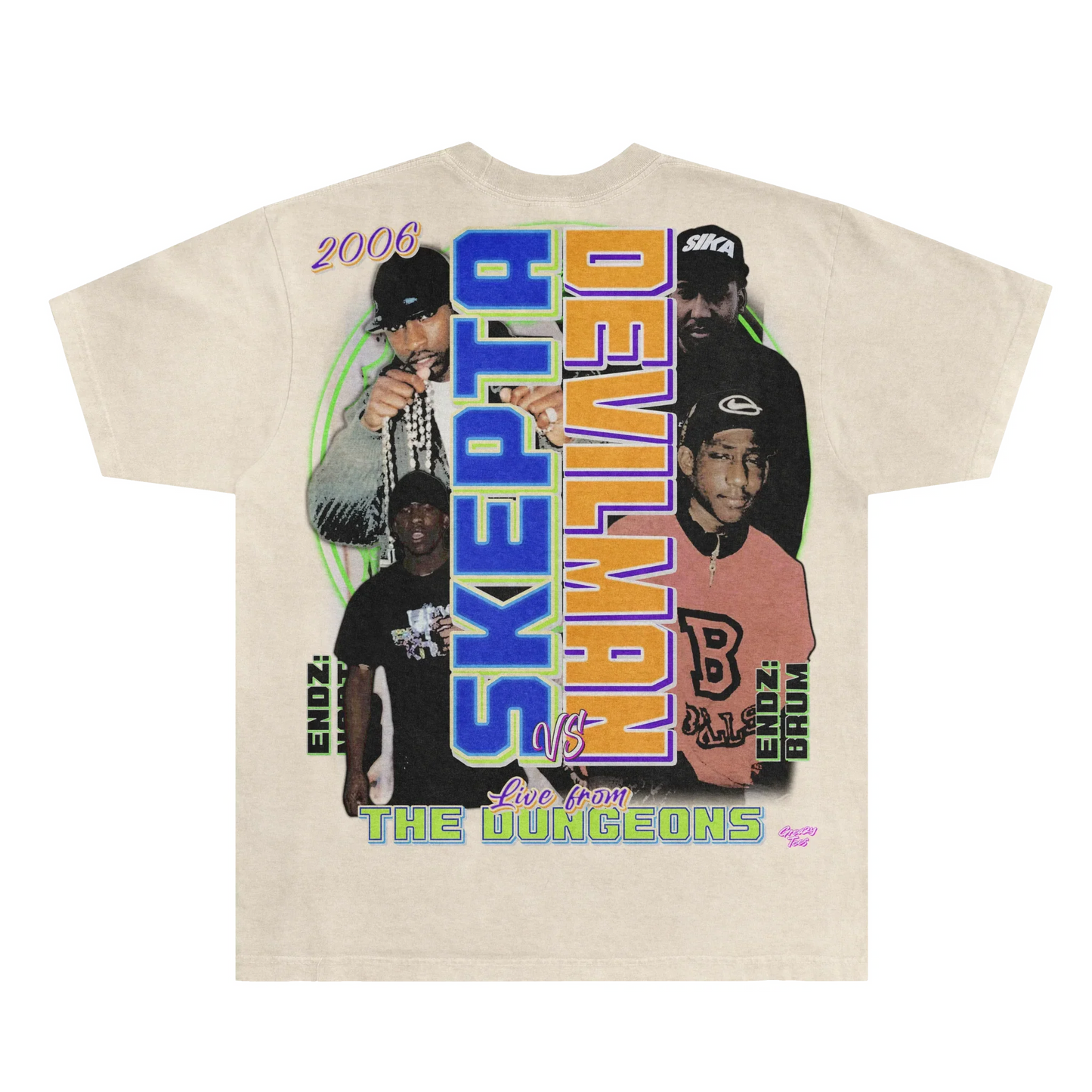 Skepta vs Devilman Lord of the Mics Tee Style003