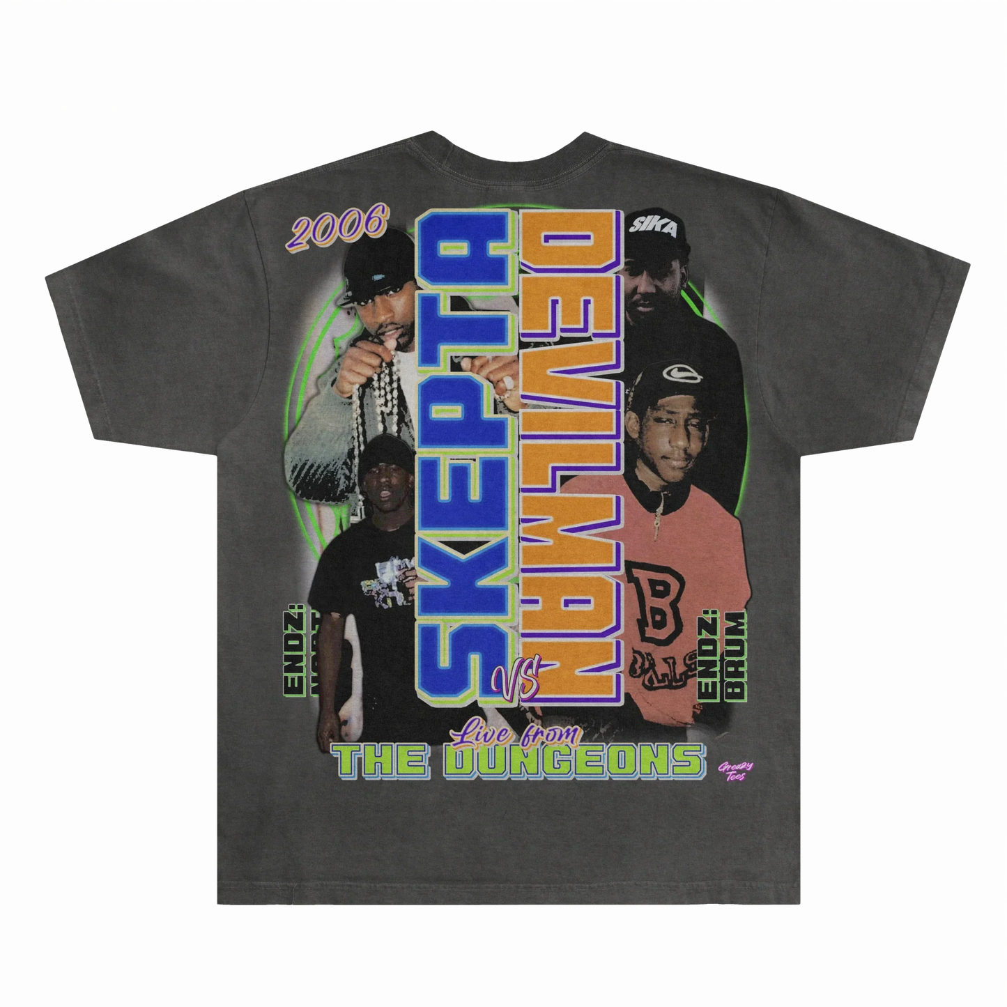 Skepta vs Devilman Lord of the Mics Tee Style002