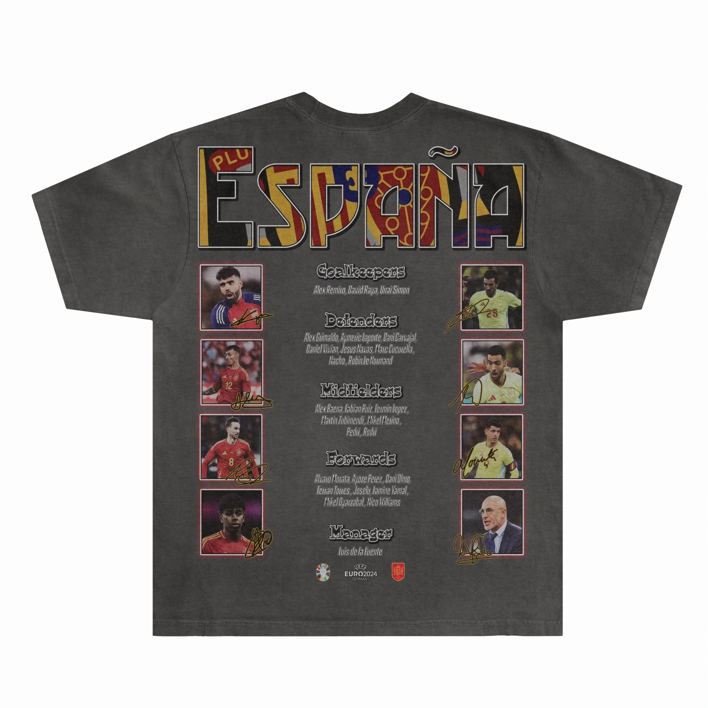 Spain Euro '24 Tee Style002