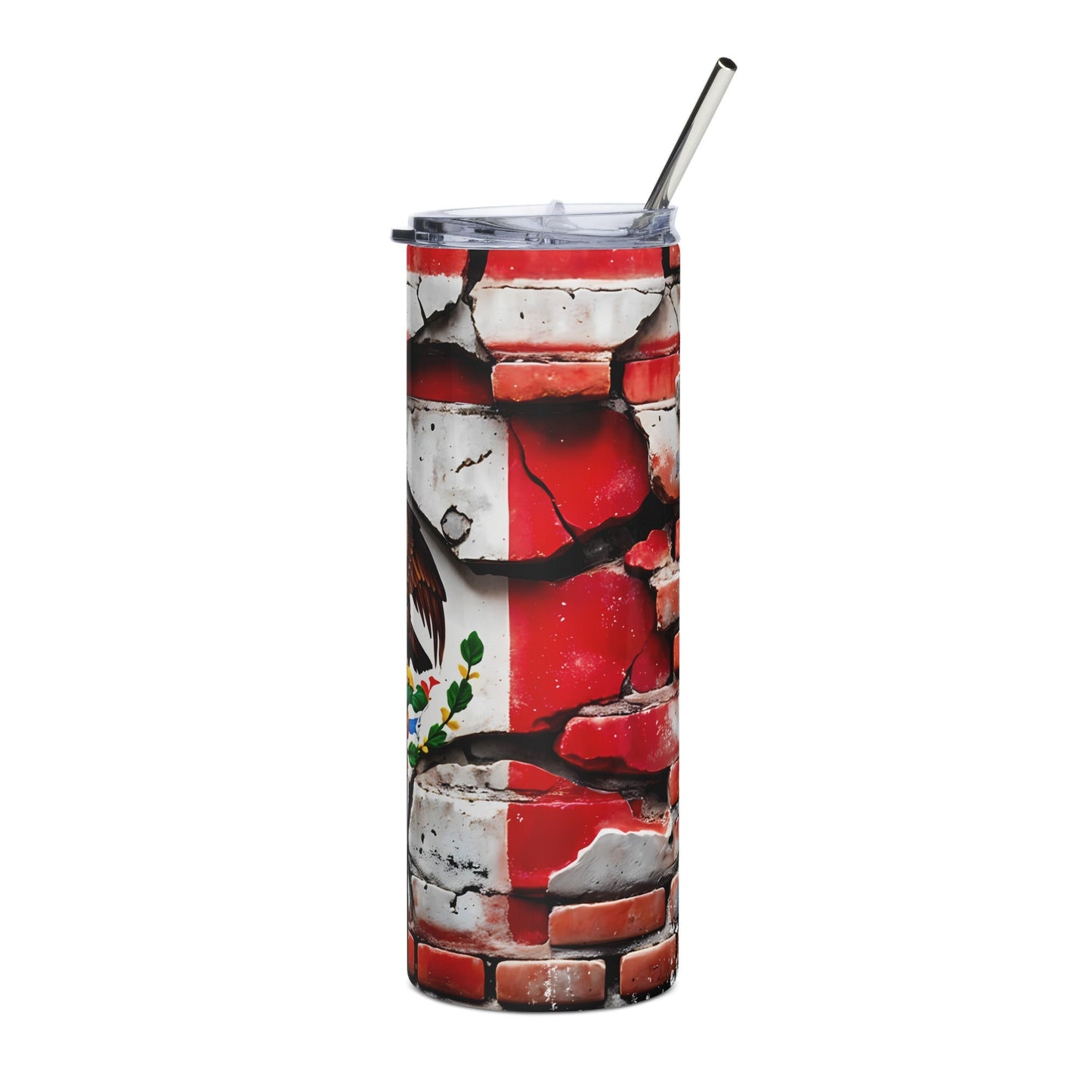 USA Mexico Flag Stainless Steel Tumbler 20oz