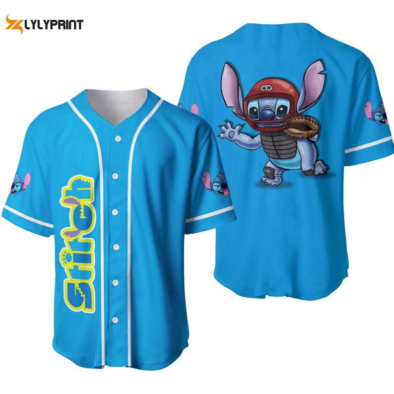 Stitch The Catcher All Over Print Baseball Jersey - lylyprint.com
