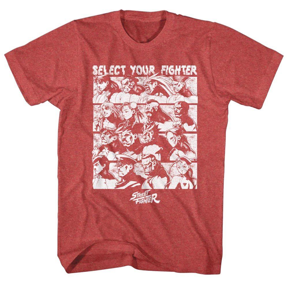 Street Fighter Select Screen T-Shirt