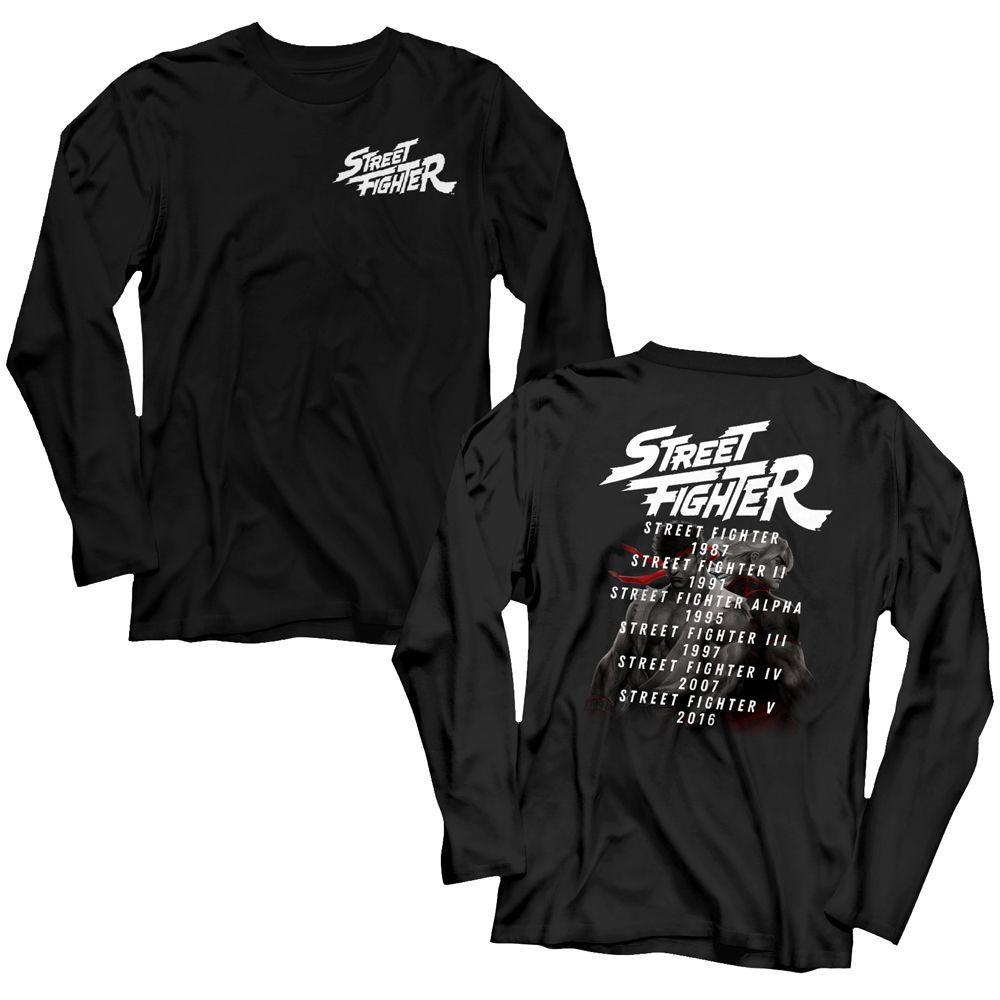 Street Fighter Versus Long Sleeve Boyfriend Tee