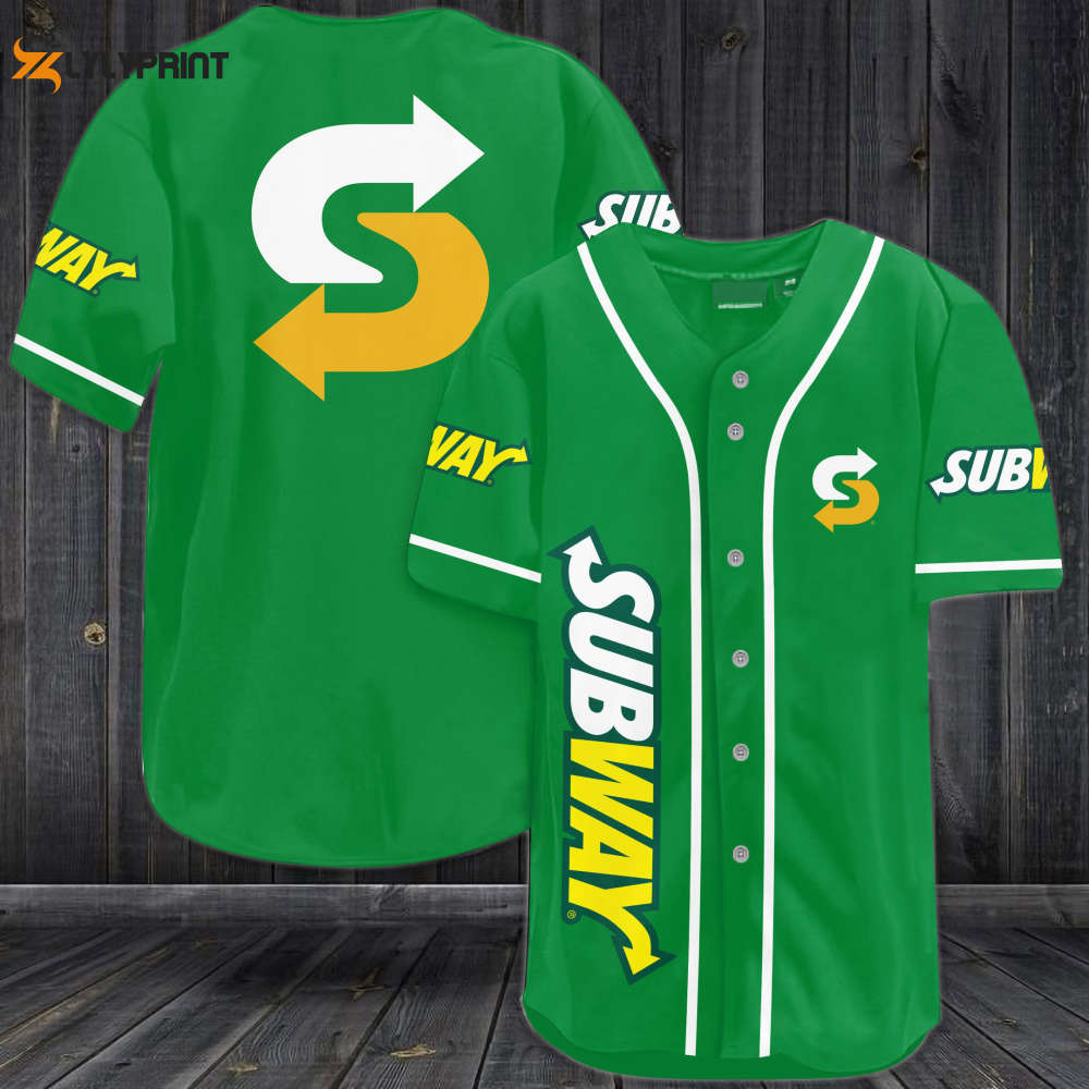 Subway Baseball Jersey - lylyprint.com