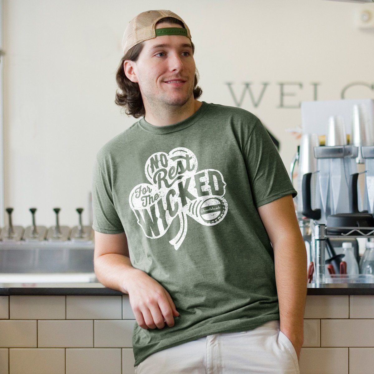 No Rest for The Wicked Shamrock T-Shirt