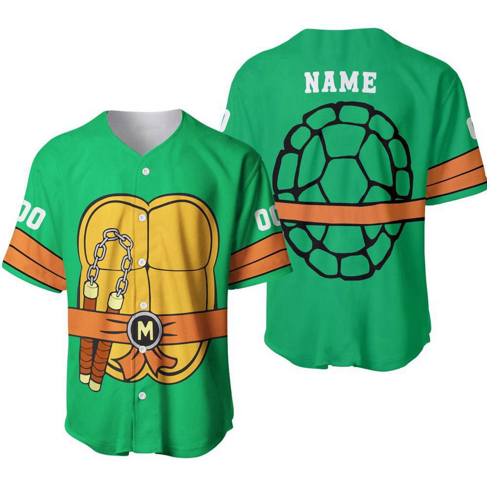 Teenage Mutant Ninja Turtles Mutant Mayhem Movie Baseball Jersey – Custom Name Shirt - Aopprinter