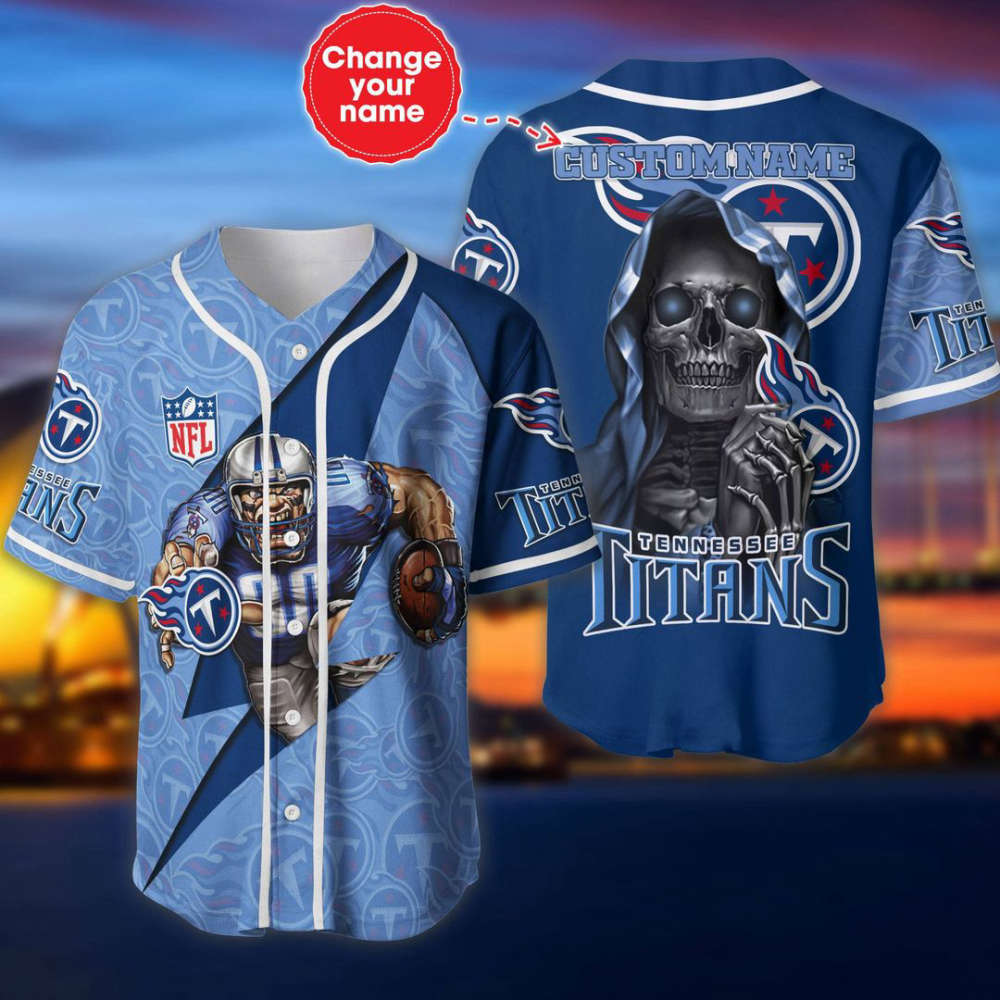 Tennessee Titans Personalized Baseball Jersey - lylyprint.com
