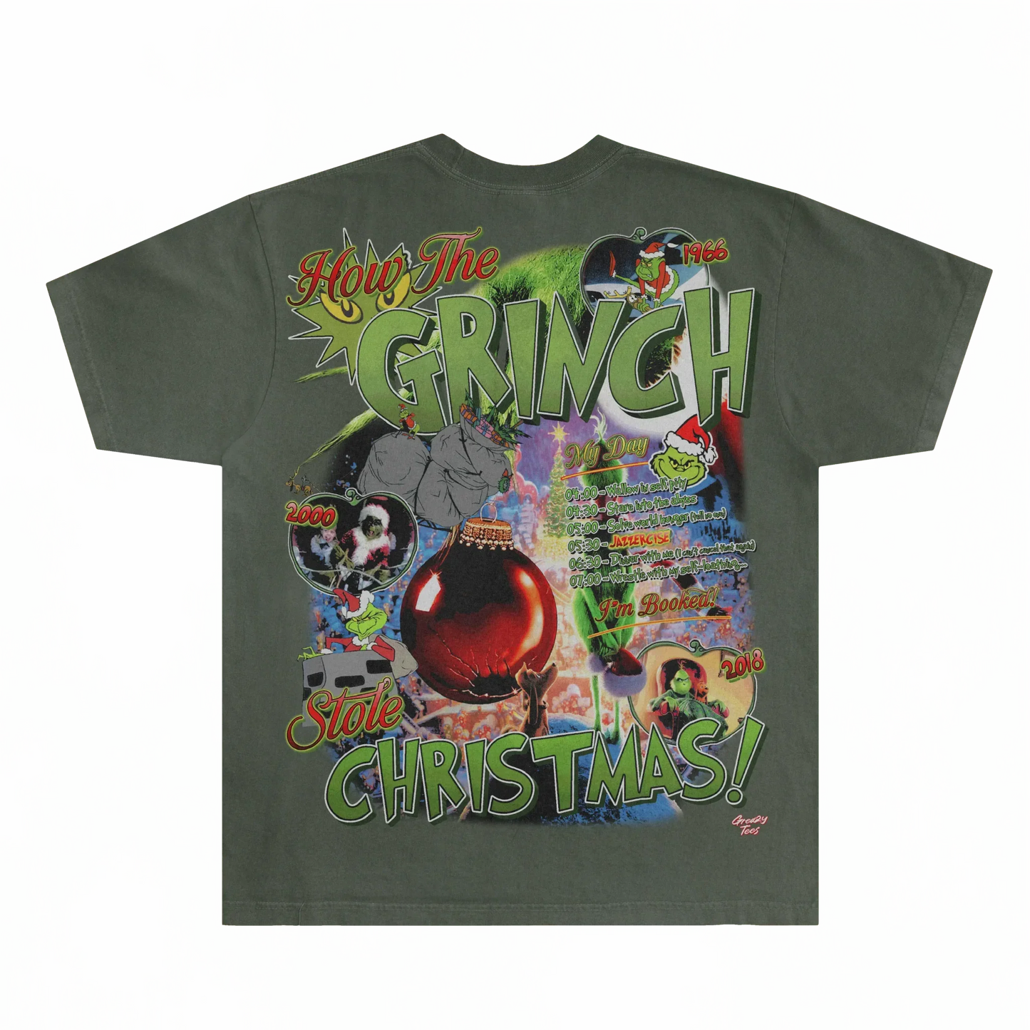 The Grinch Christmas Tee Style004