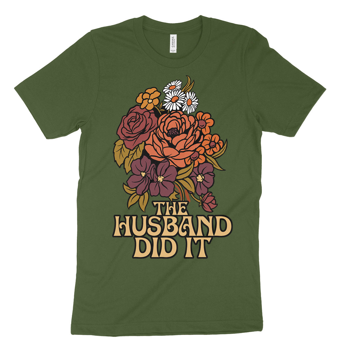 The Husband Did It Shirt Style001