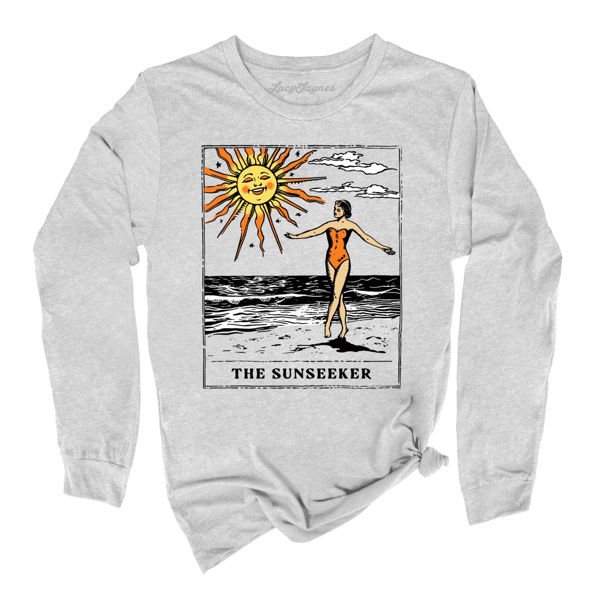 The Sunseeker Tarot Card Long Sleeve Tee