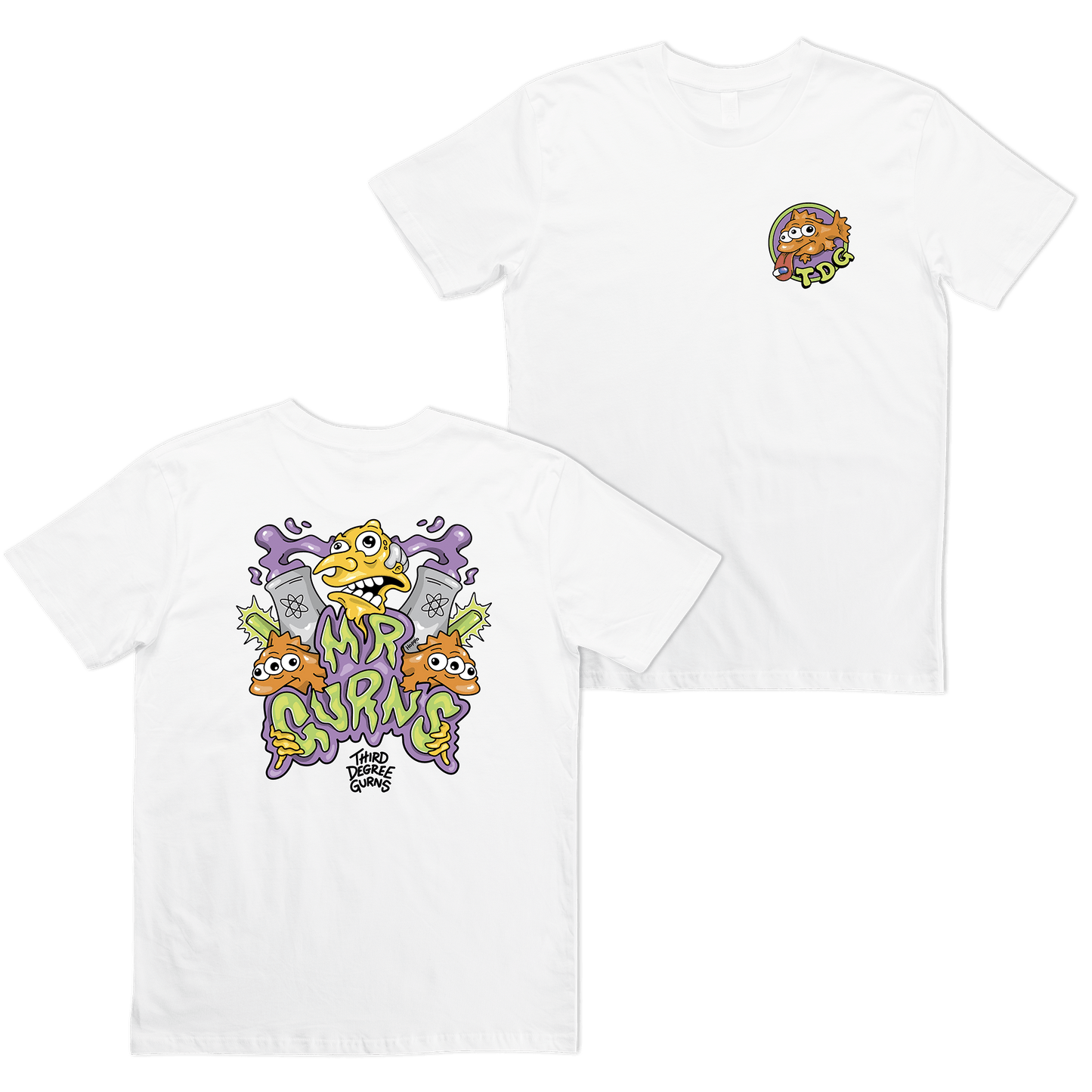 Mr Gurns Tee White