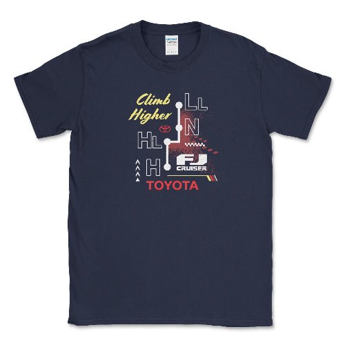 Toyota Men's Big and Tall FJ Cruiser T-shirt-Climb Higher