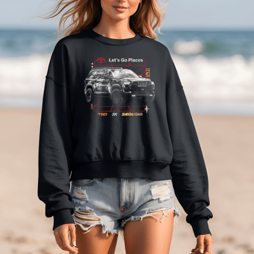 Toyota TRD Sequoia Let's Go Places Sweatshirt-Licensed Apparel