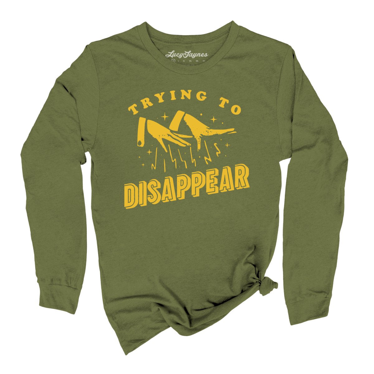 Trying to Disappear Long Sleeve Tee