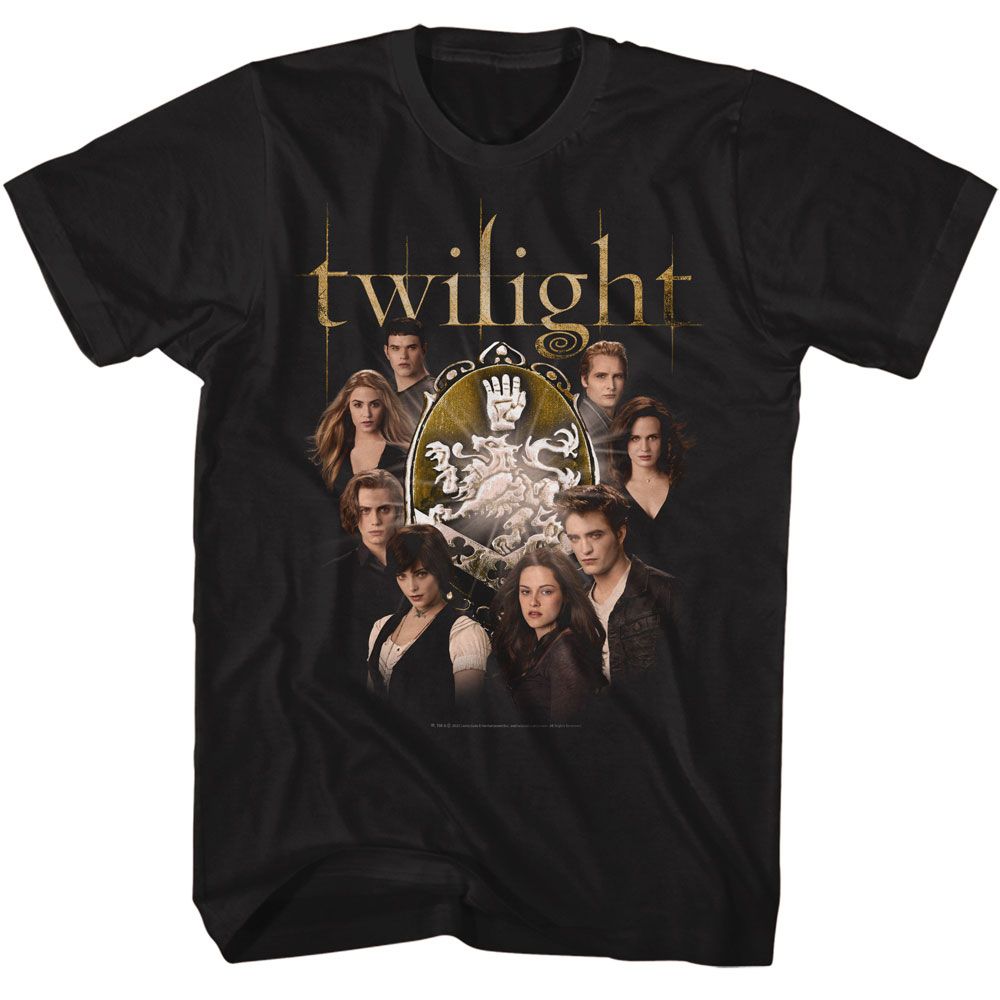 The Twilight Saga - Cullen Family With Crest T-Shirt