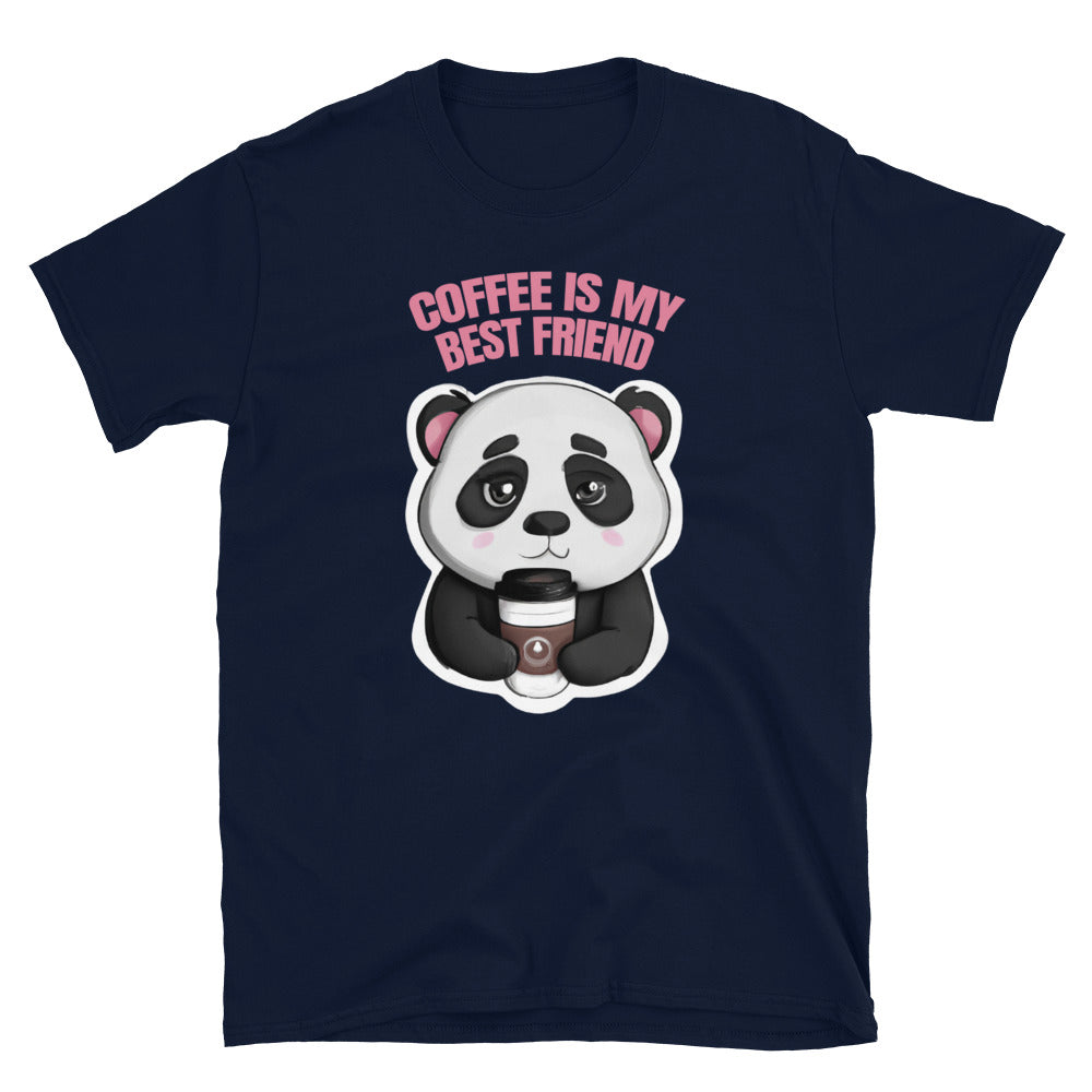 Coffee Is My Best Friend Panda T-Shirt
