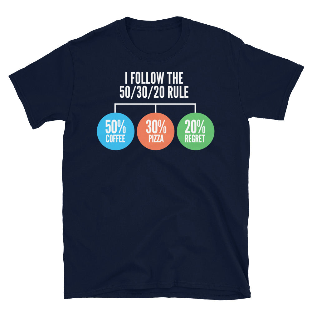 I Follow The 50/30/20 Rule T-Shirt
