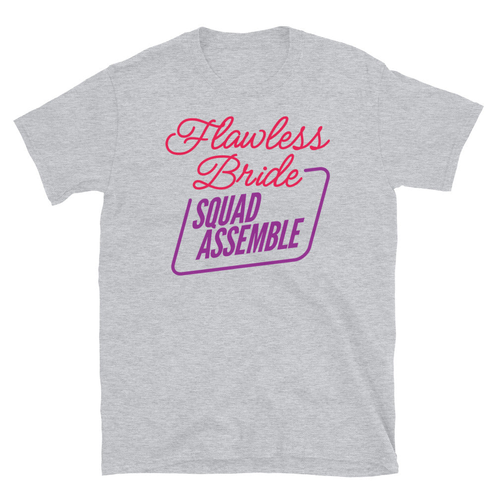 Flawless Bride Squad Assemble T-Shirt