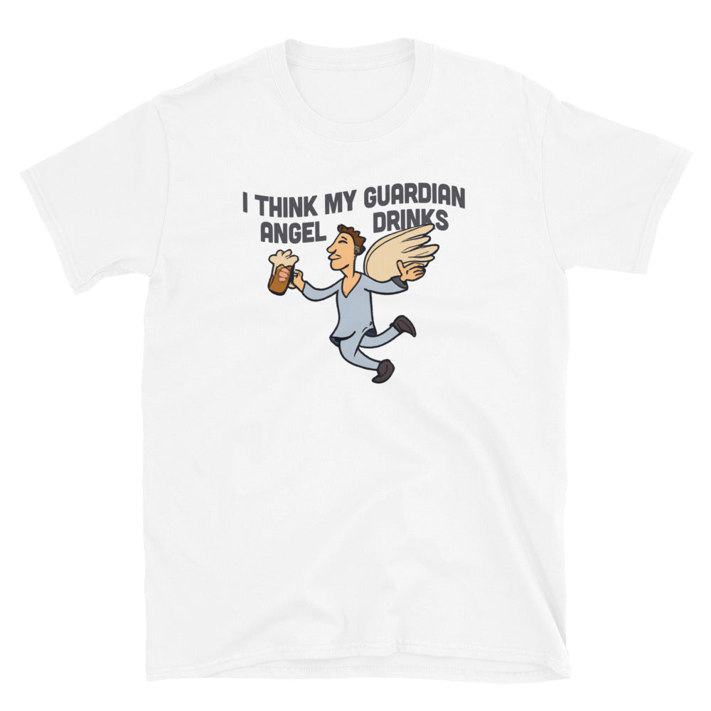 My Guardian Angel Drinks T-Shirt Style001