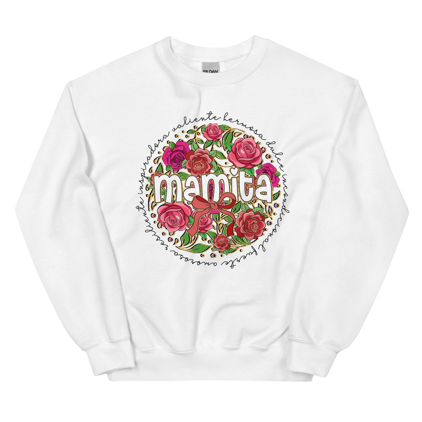 Mamita Floral Definition Sweatshirt for Latina Moms