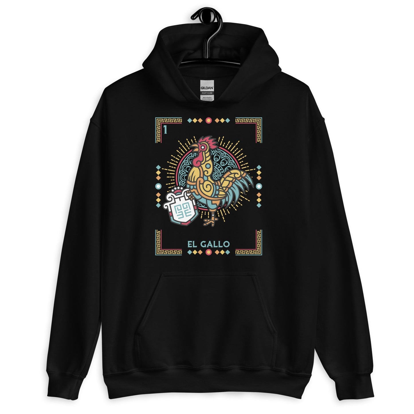 El Gallo Mexican Loteria Unisex Hoodie