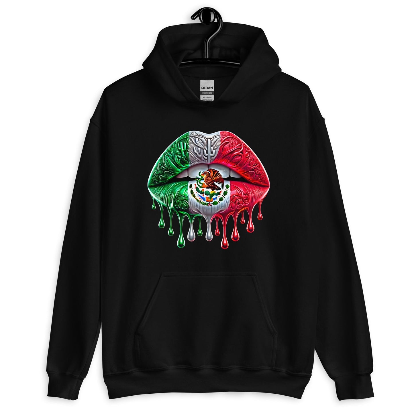 Mexican Heritage Lips Unisex Hoodie
