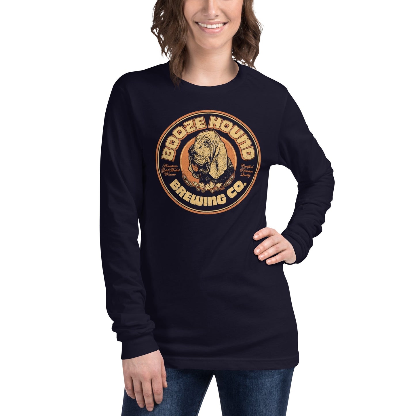 Boozehound Brewing Co. Long Sleeve T-Shirt