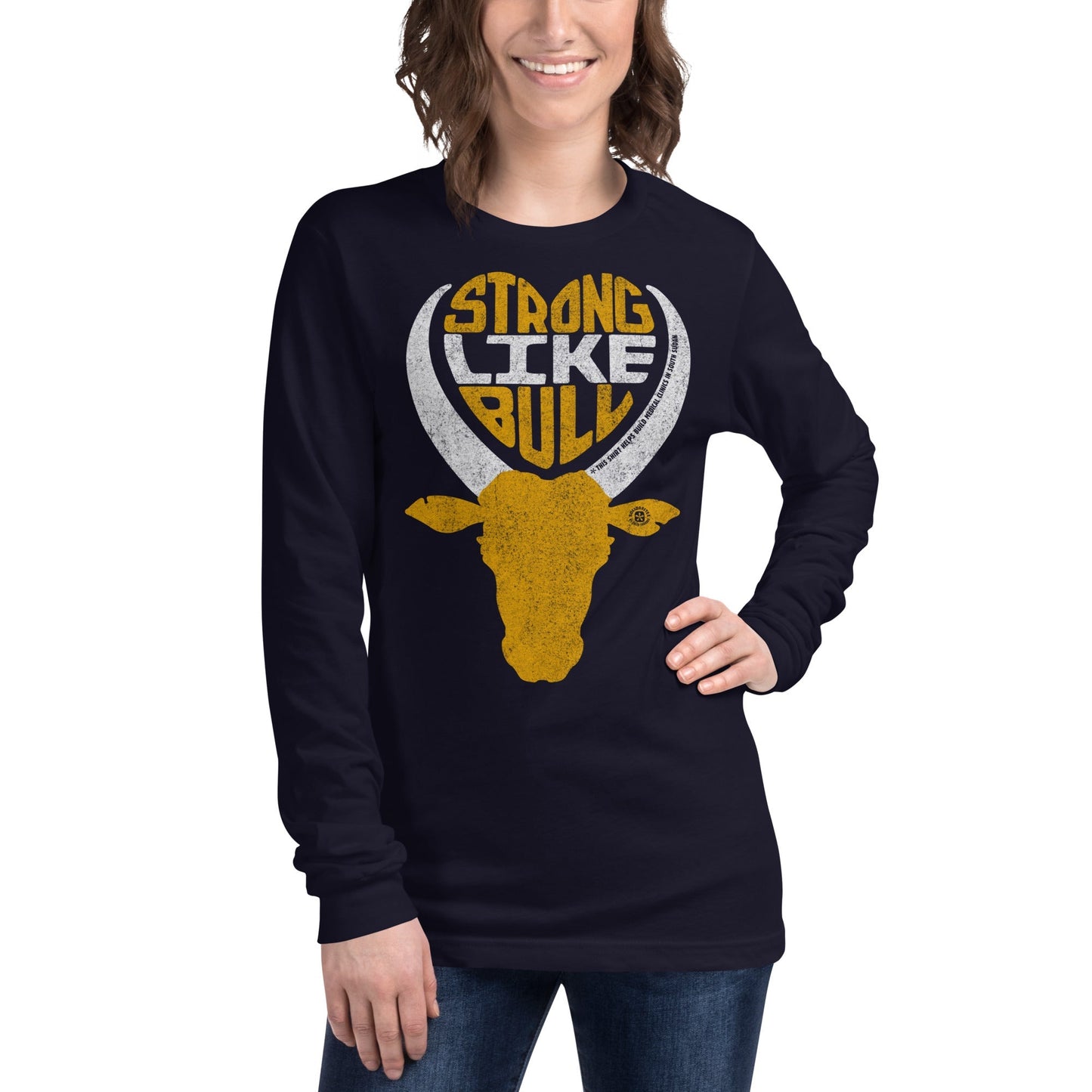 Unisex Strong Like Bull Long Sleeve T-shirt | Supports World Health